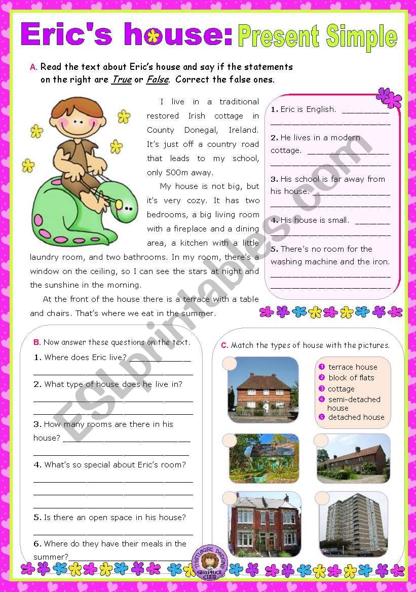 EricÂ´s House  -  Reading + Writing