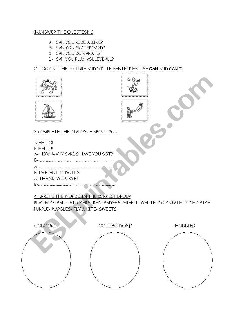 Practice worksheet