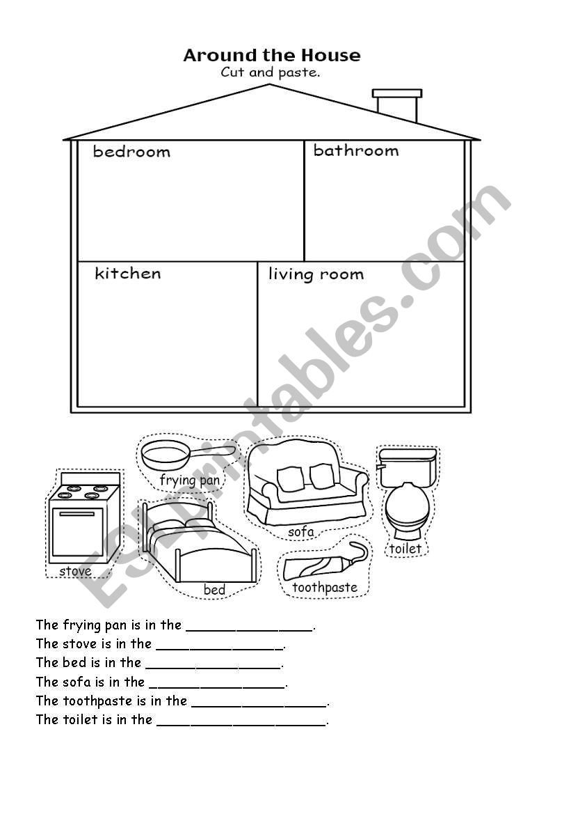 Around the House worksheet