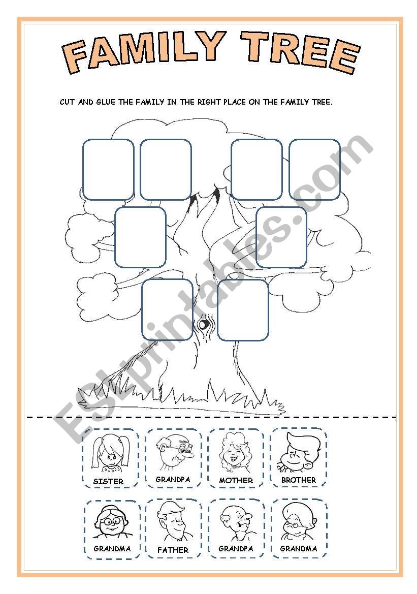 Family Tree worksheet