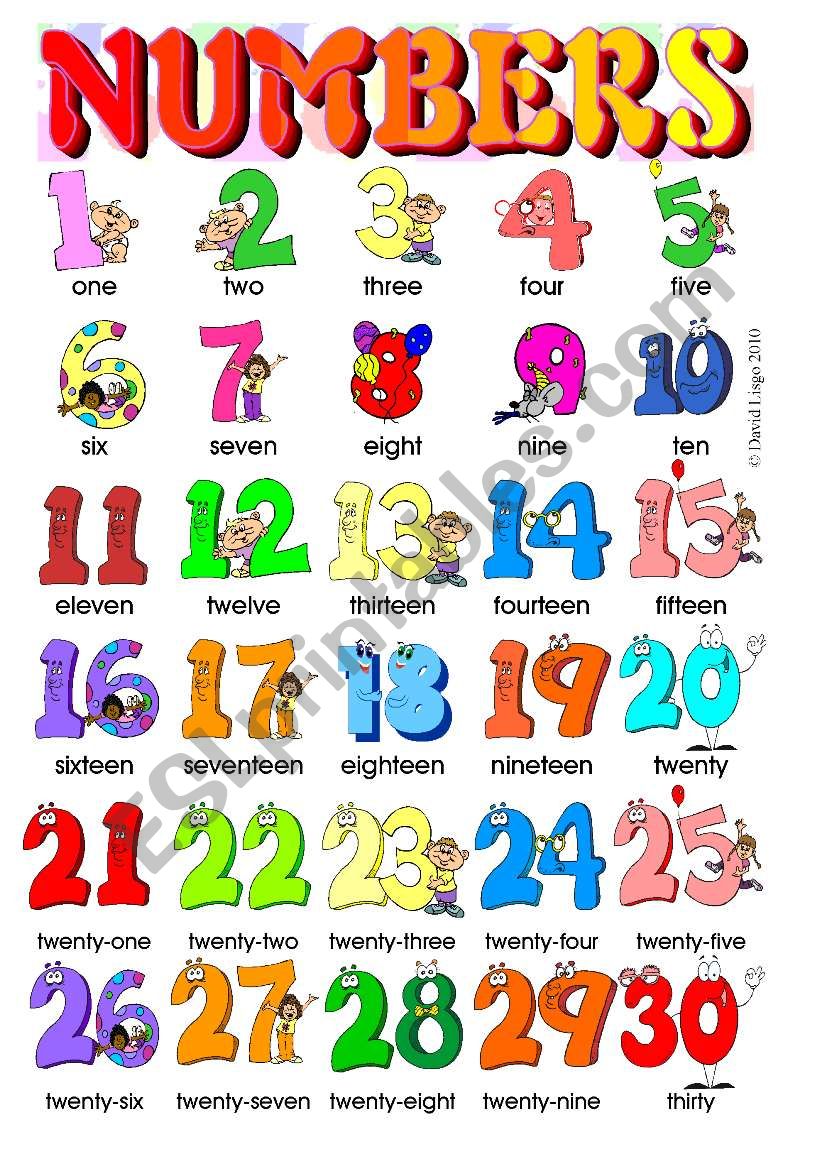 numbers-pictionary-1-30-full-colour-and-grayscale-esl-worksheet-by-david-lisgo