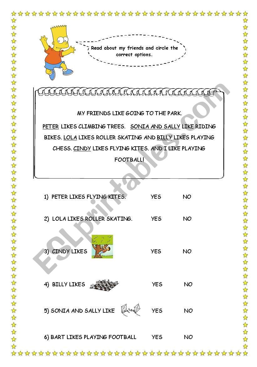 Reading comprension (elementary)