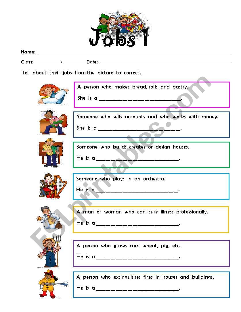 Jobs1 worksheet