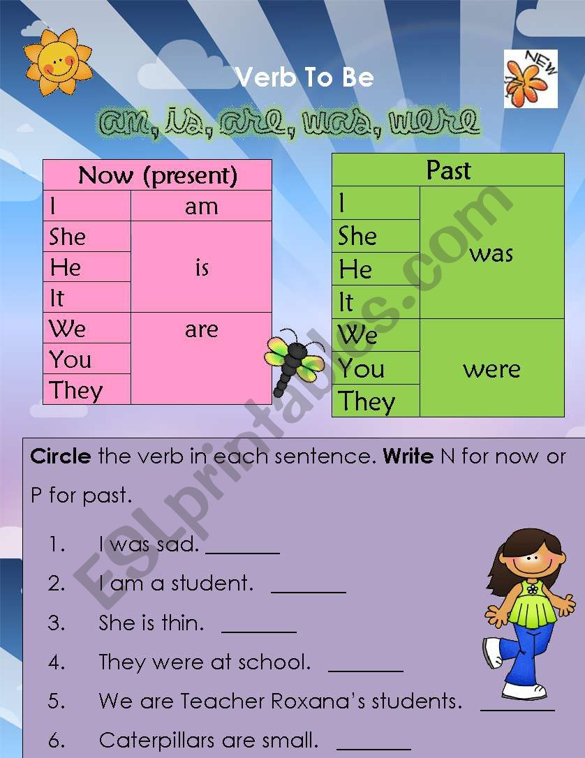 to be worksheet