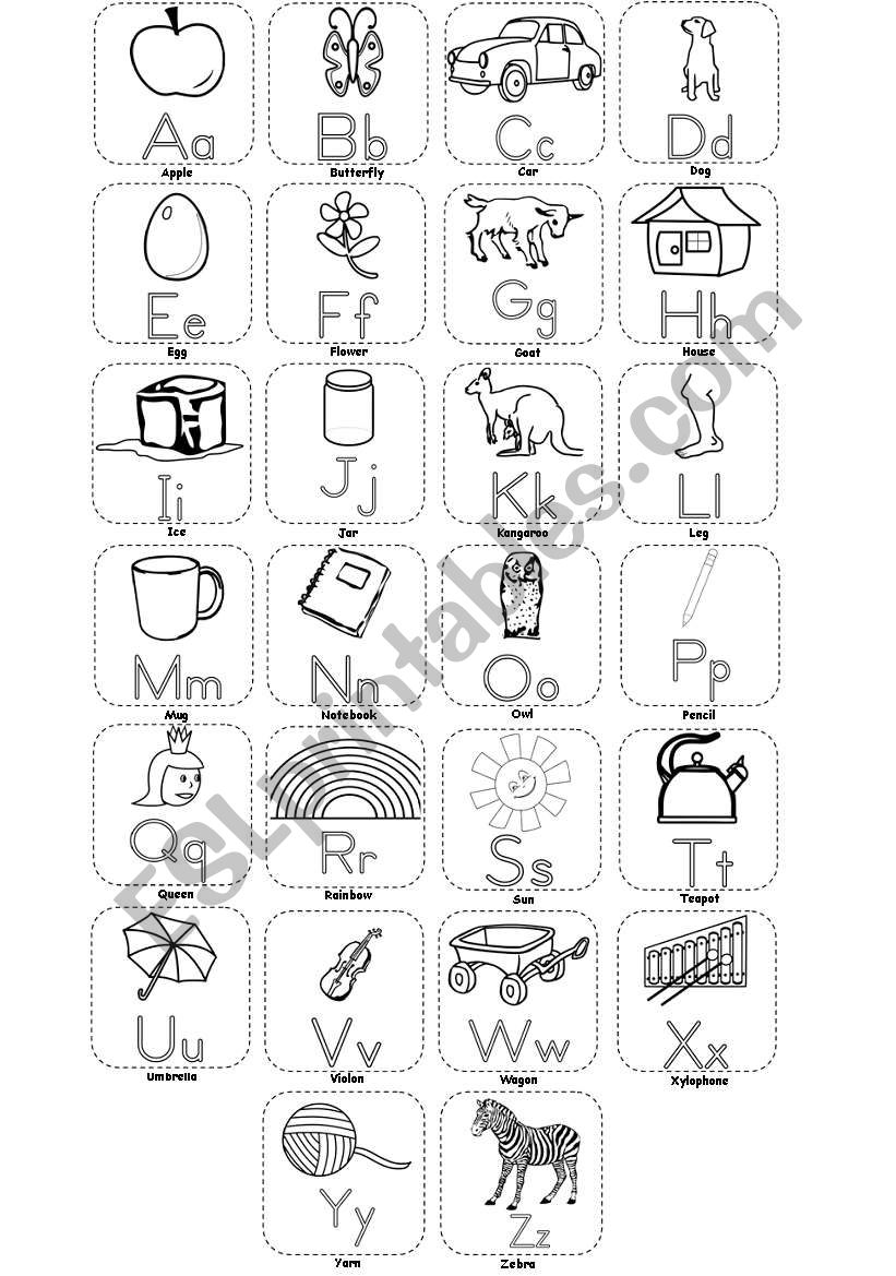 The Alphabet worksheet