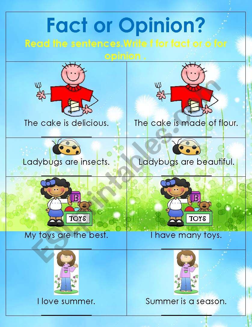 fact-and-opinion-comprehension-worksheet