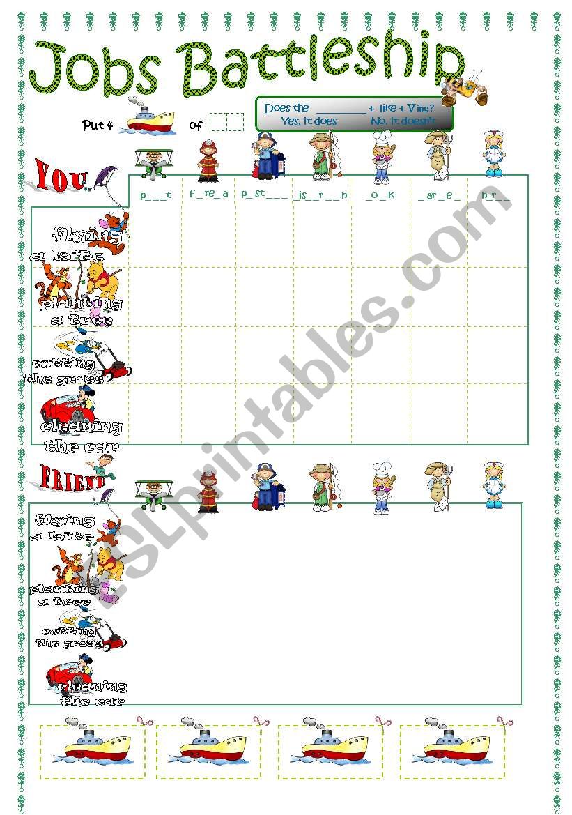 jobs battleship worksheet