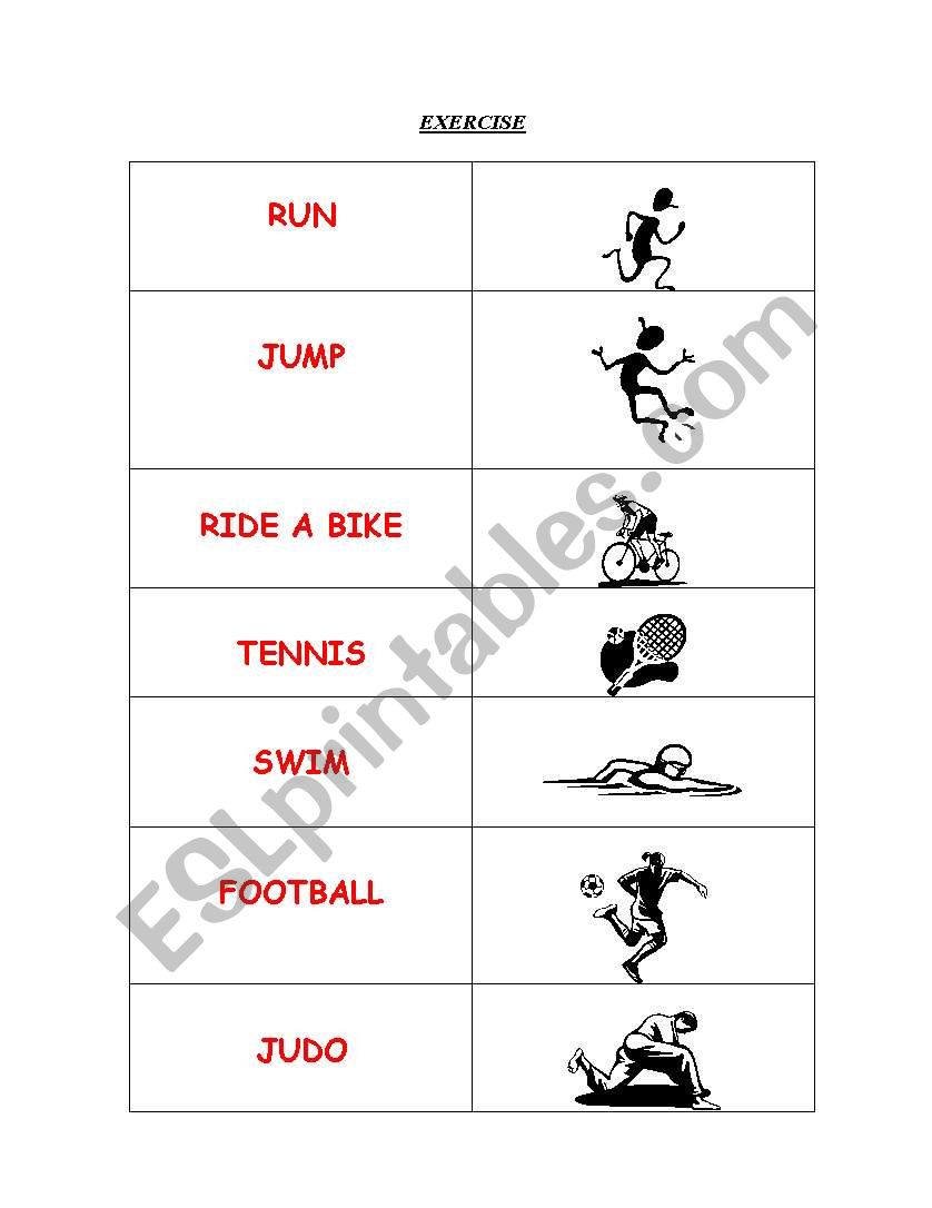 sports worksheet