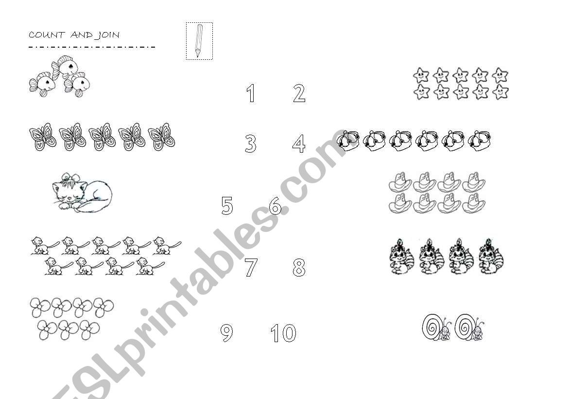 Numbers 2 worksheet