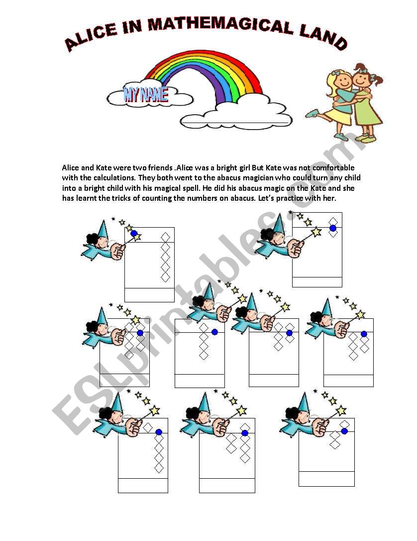 Abacus Worksheet worksheet