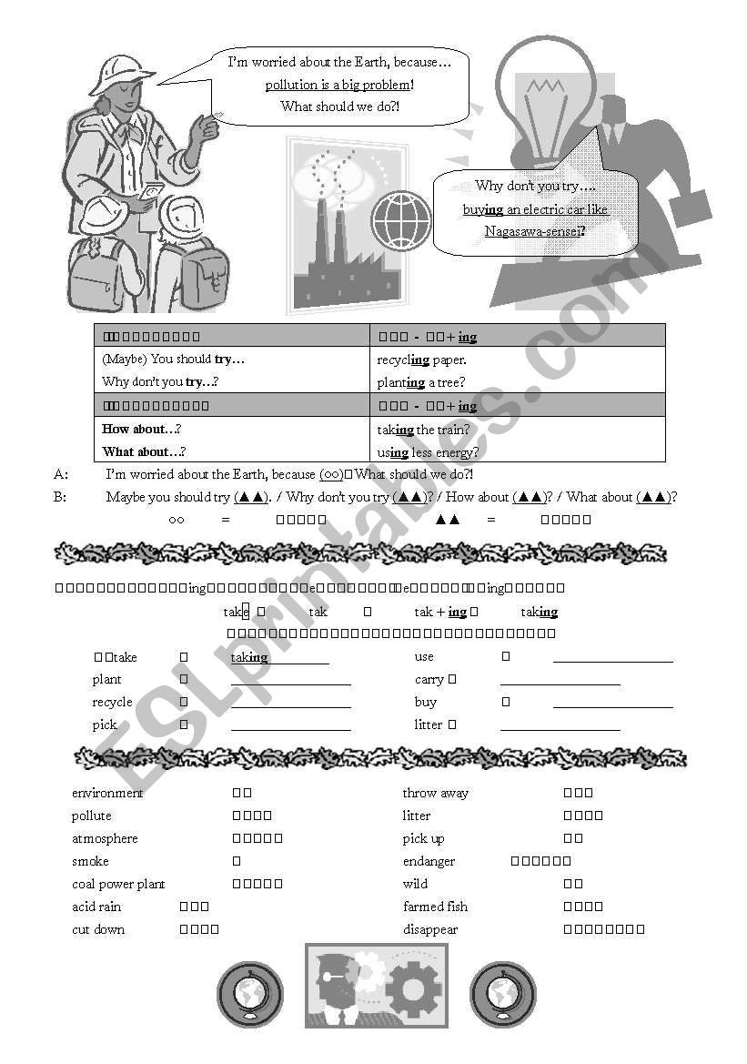 Advice Forms - Gerunds Practice