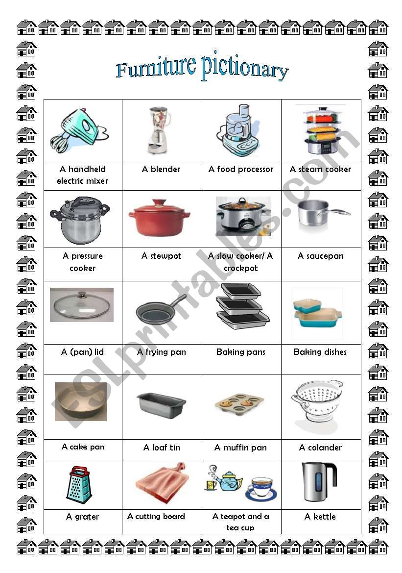 Furniture pictionary (2nd part)