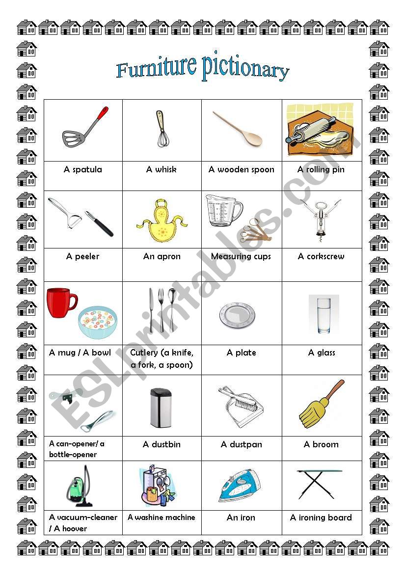 Furniture pictionary (3rd part)