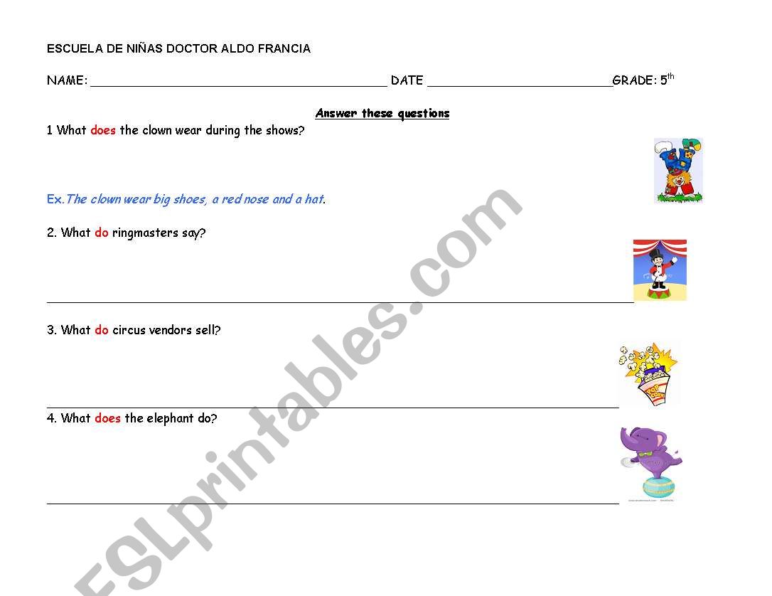 What is this? worksheet