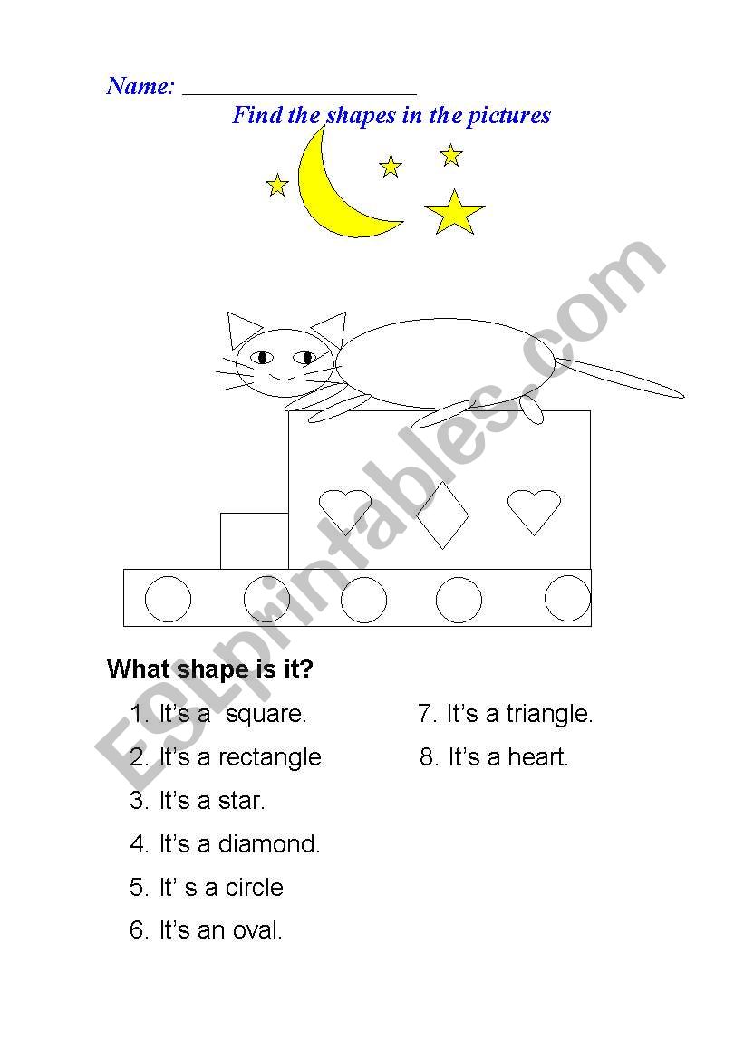 shape worksheet worksheet