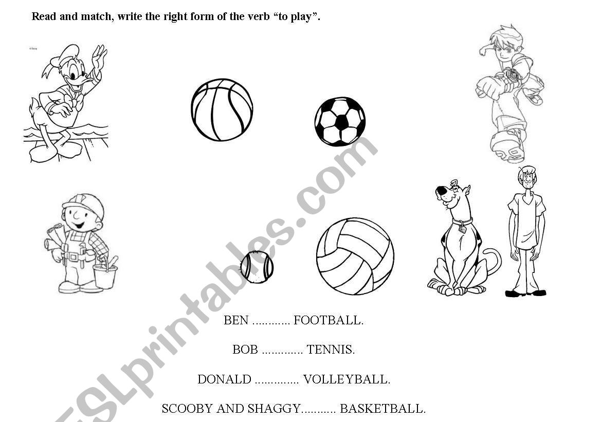 SPORTS Worksheet worksheet