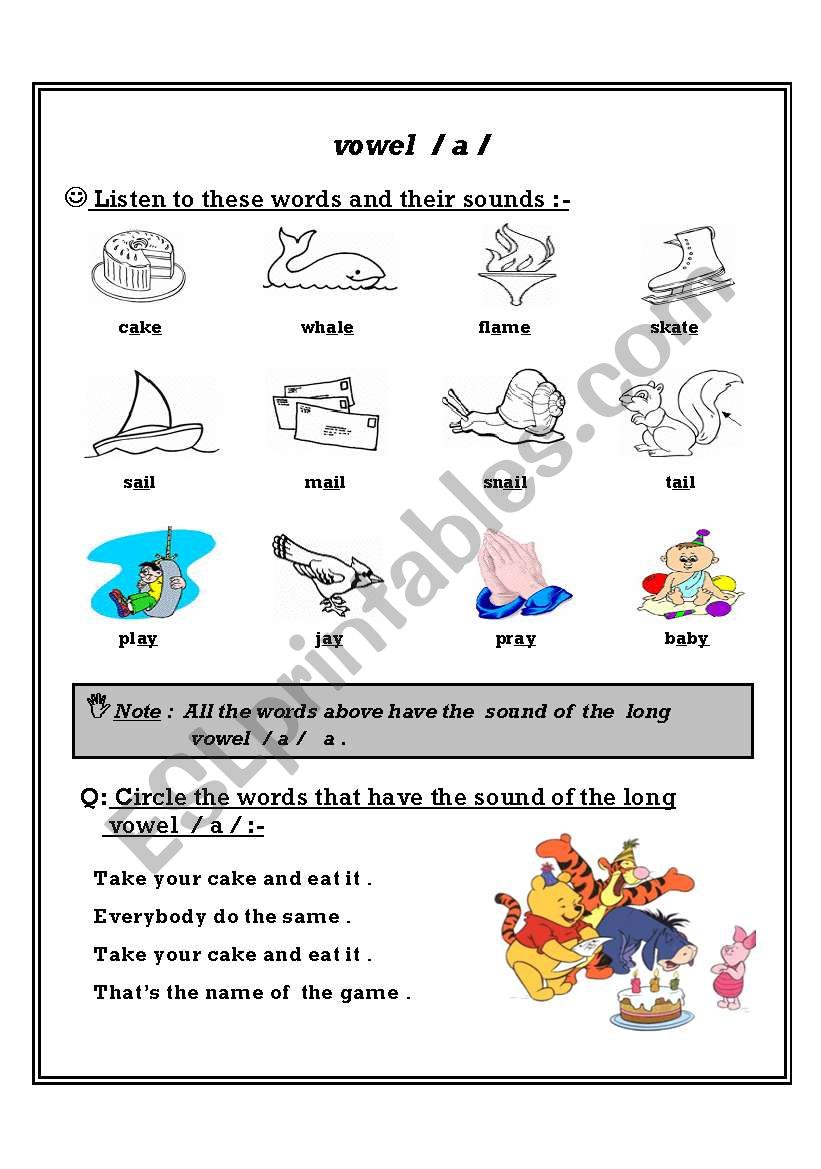 phonics worksheet