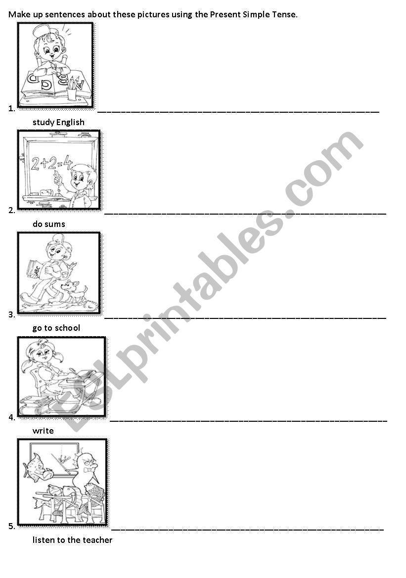 Present Simple worksheet