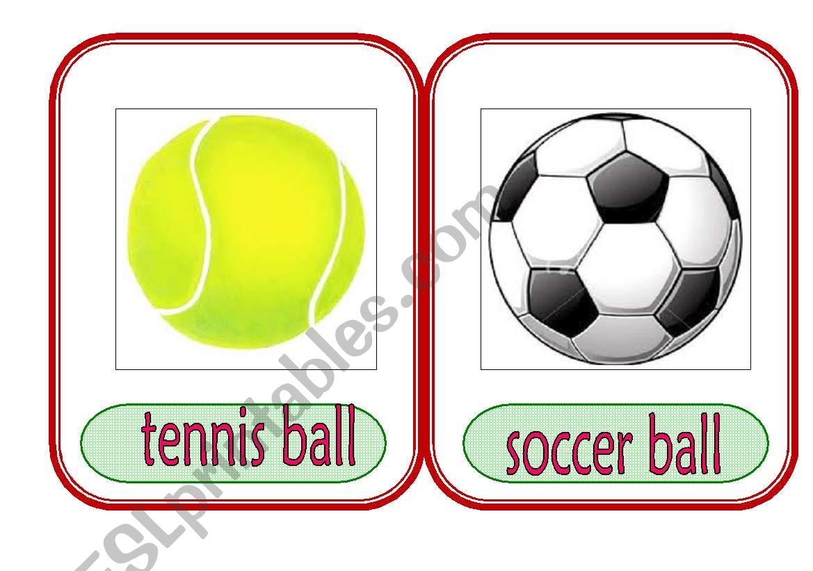 Sports Equipment 1 worksheet
