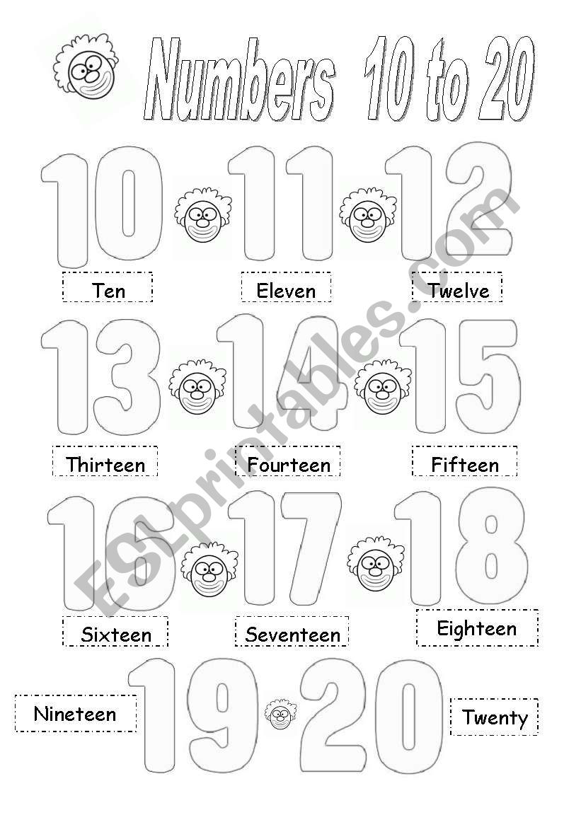 10-to-20-worksheet