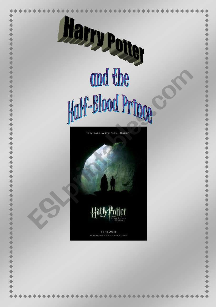 Harry Potter and the half  Blood Prince