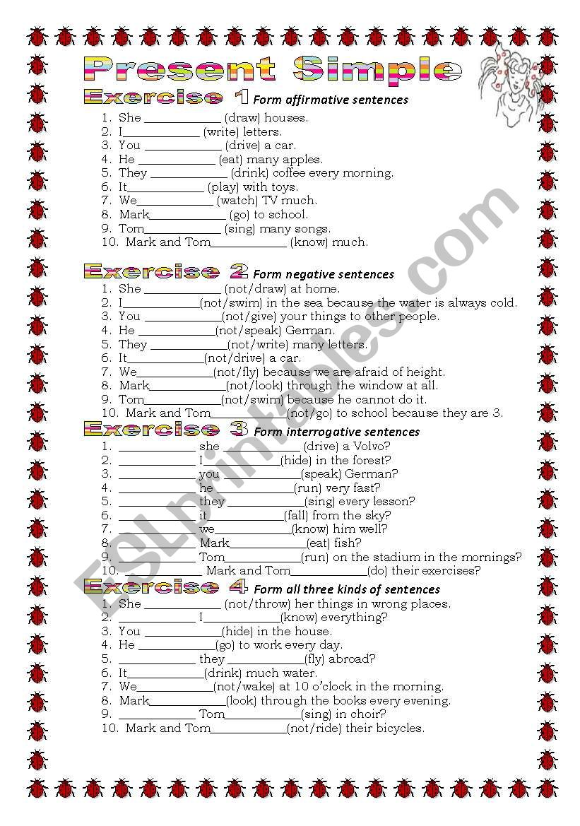 Grammar from A to Z Present Simple (2-25) 