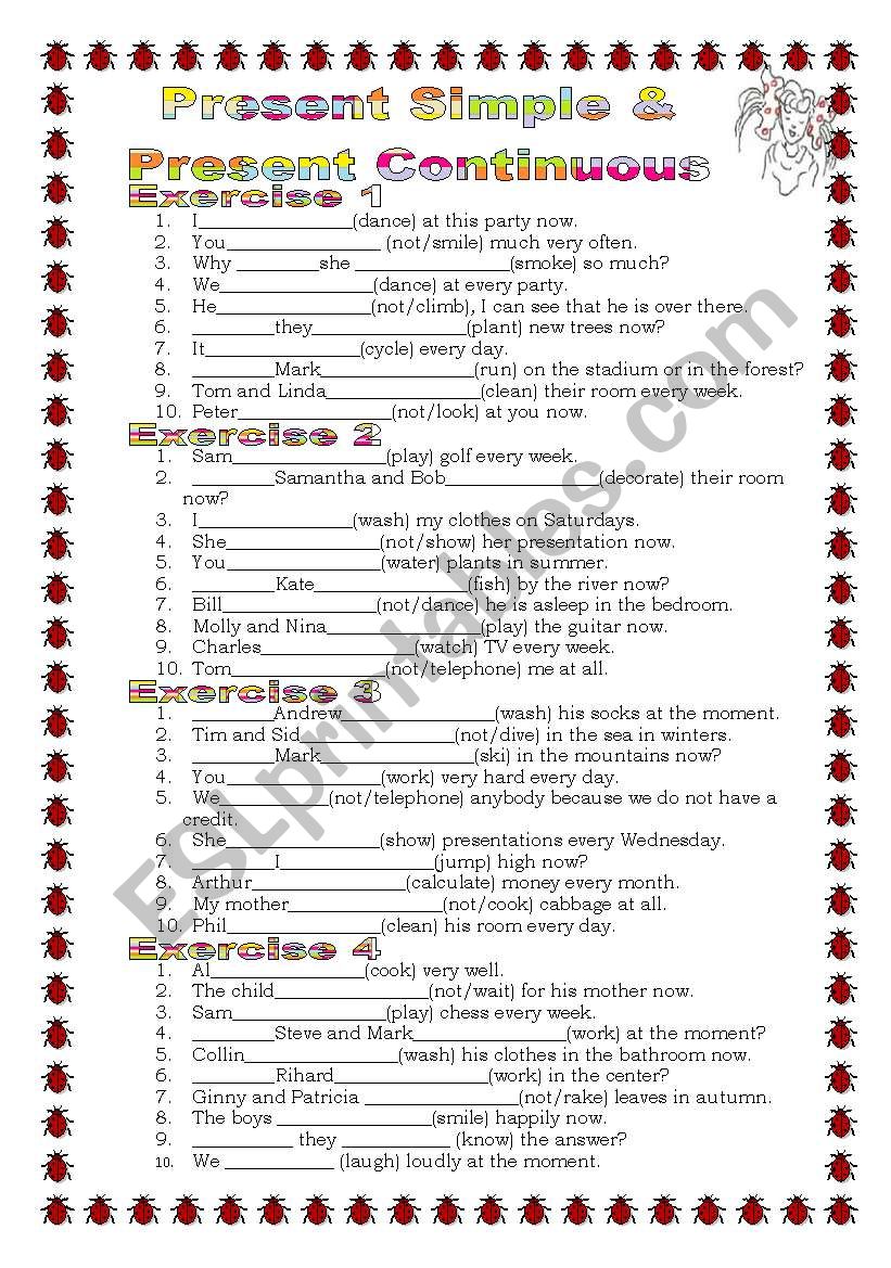 Grammar from A to Z Present Simple and Continuous (3-25) 