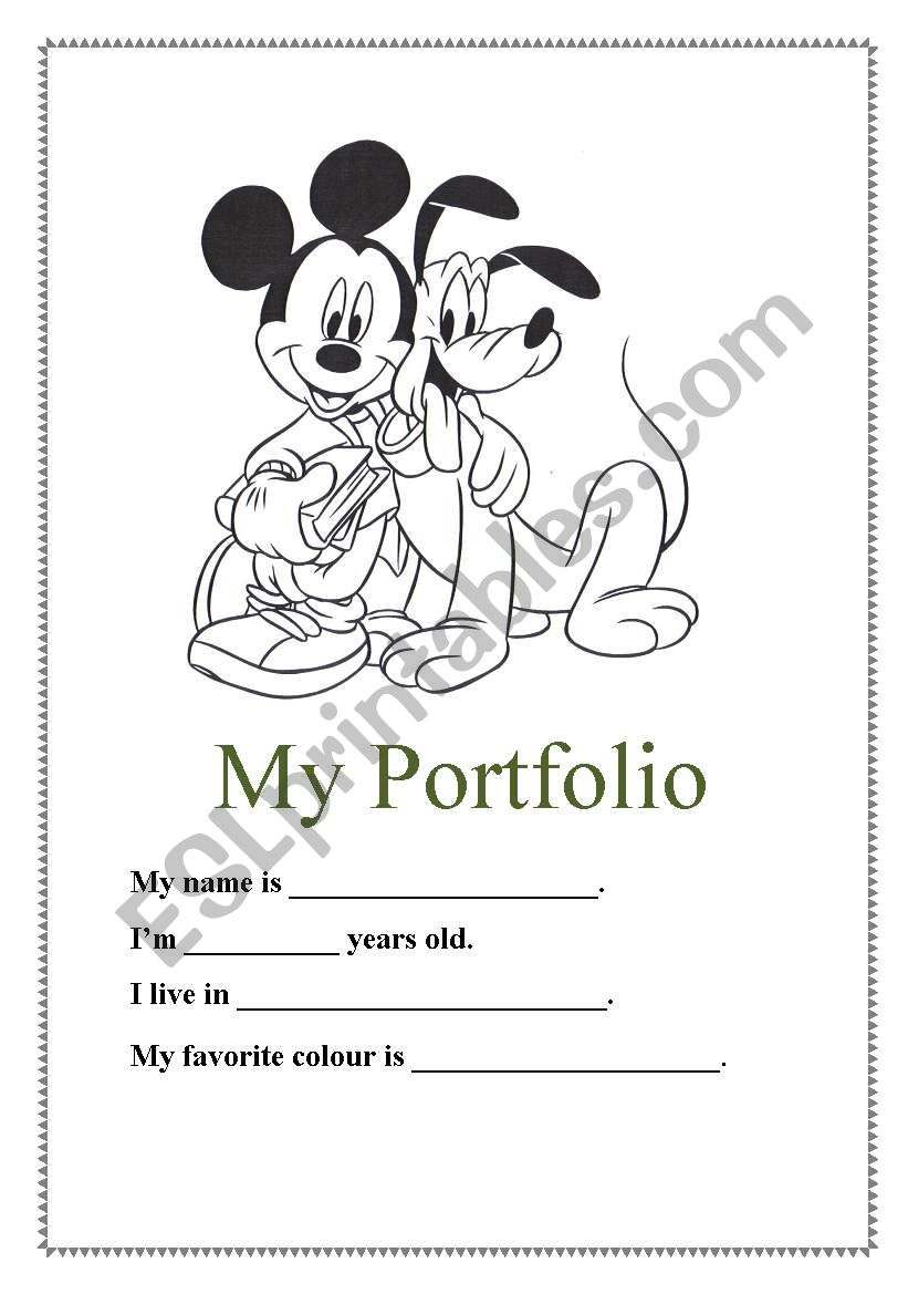 my portfolio worksheet