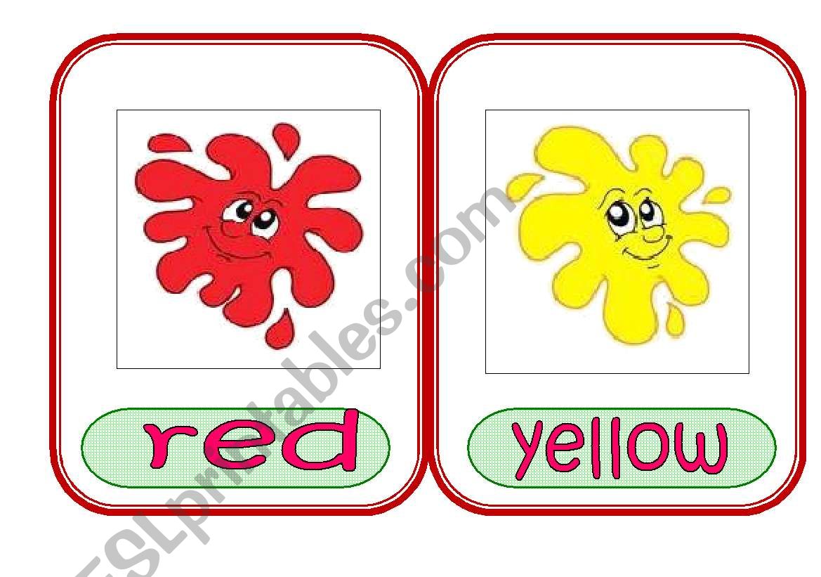 Colours 1(2) worksheet