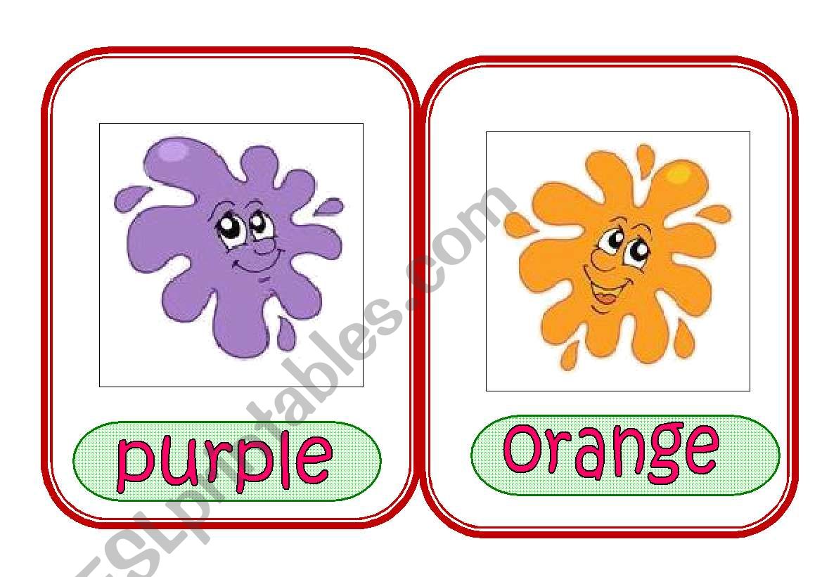 Colours 2(2) worksheet
