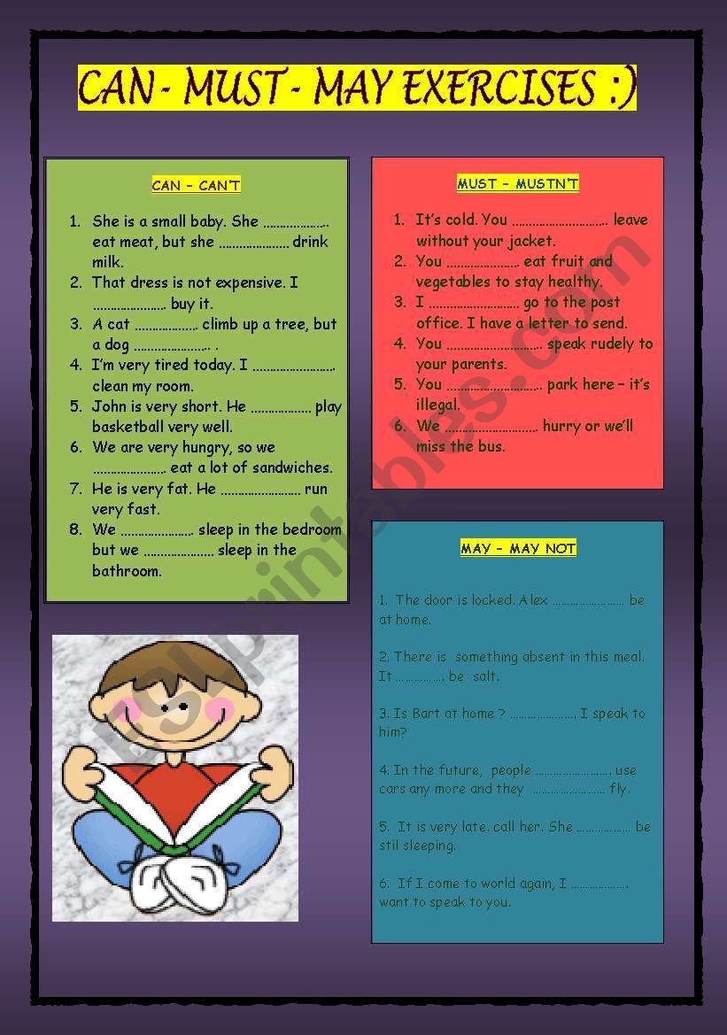 a cute modals worksheet! I hope you like it:)