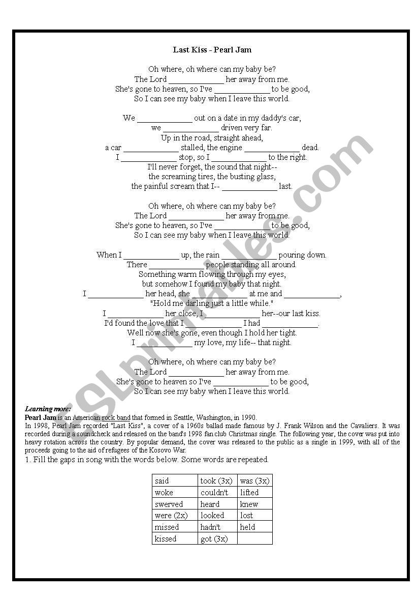 Past Simple (Regular and Irregular Verbs) and Future Simple