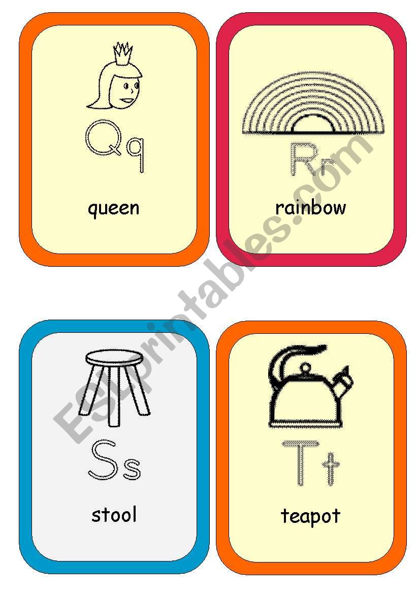 Alphabet 3(4) worksheet