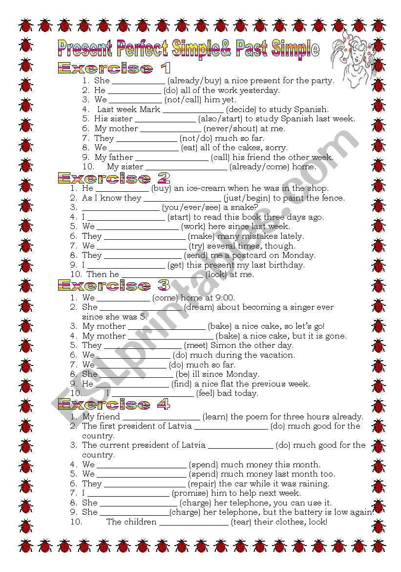 Grammar from A to Z Past Simple & Present Perfect Simple (8-25) 