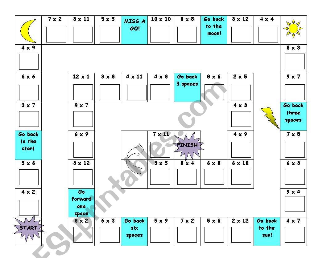 times-table-board-game-esl-worksheet-by-jackied1109