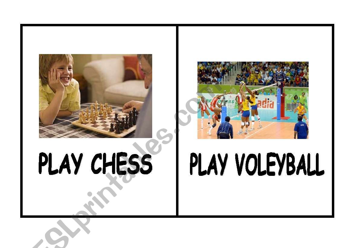 I CAN PLAY CHESS worksheet