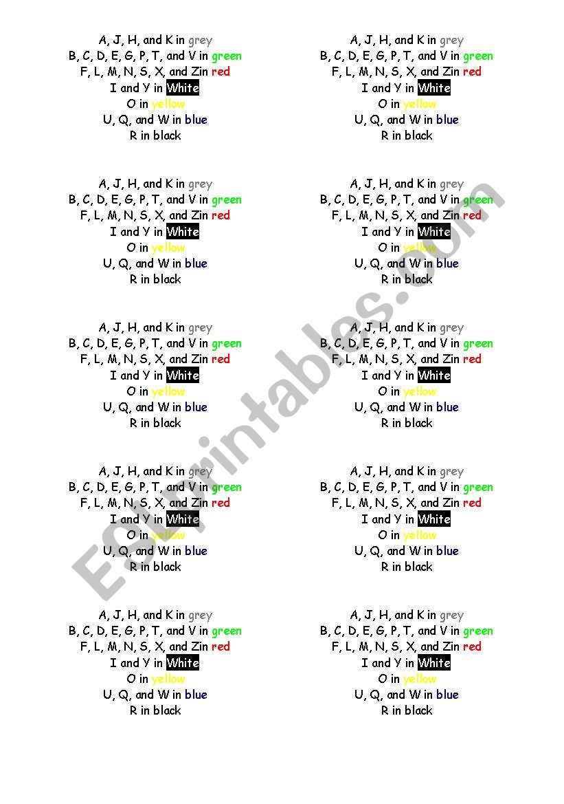 The alphabet poem worksheet