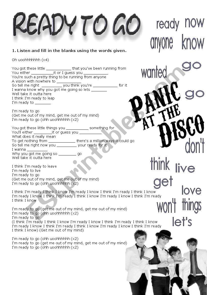 Ready to Go by Panic at the Disco