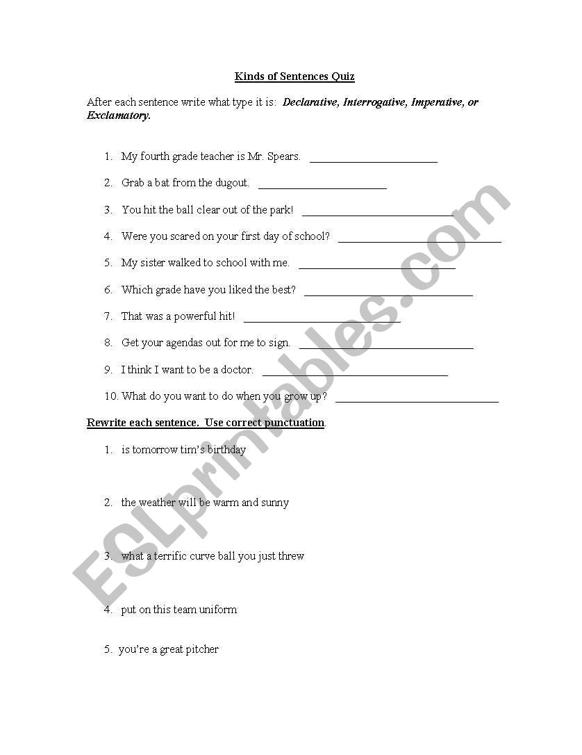 english-worksheets-kinds-of-sentences