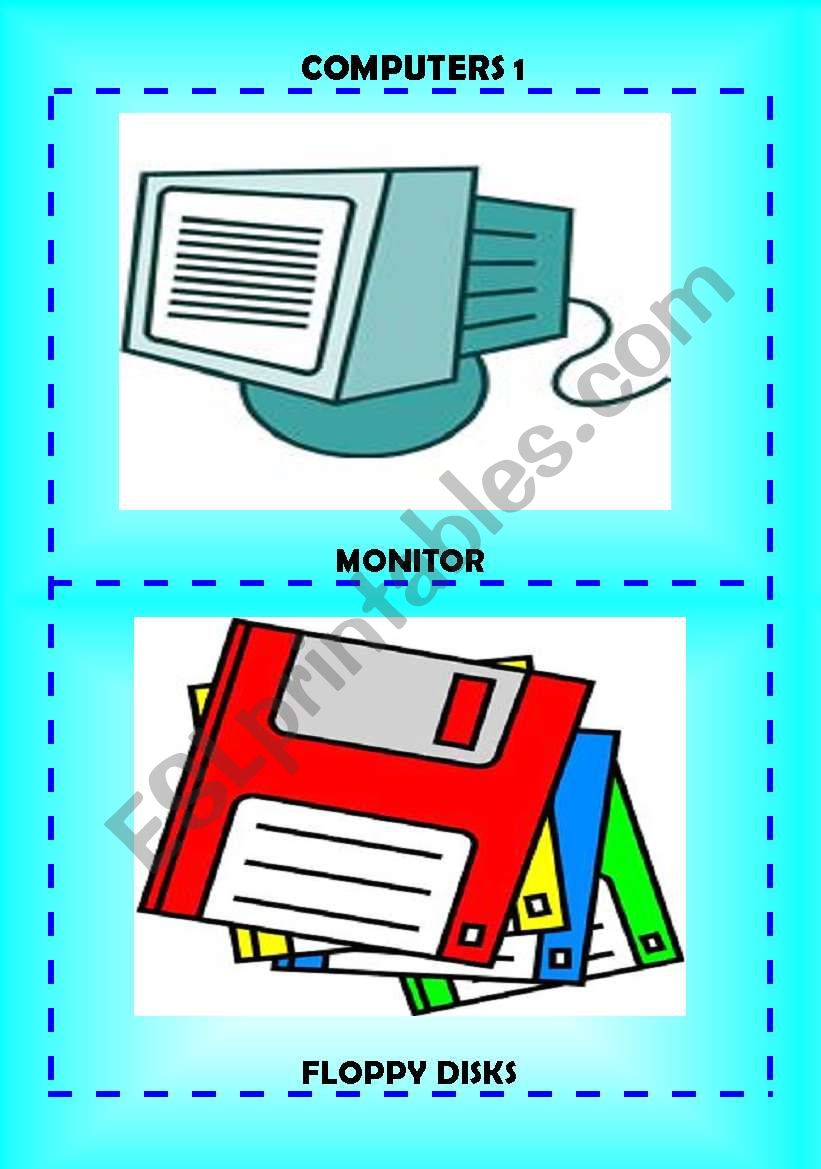 Computers 1 flash-cards worksheet