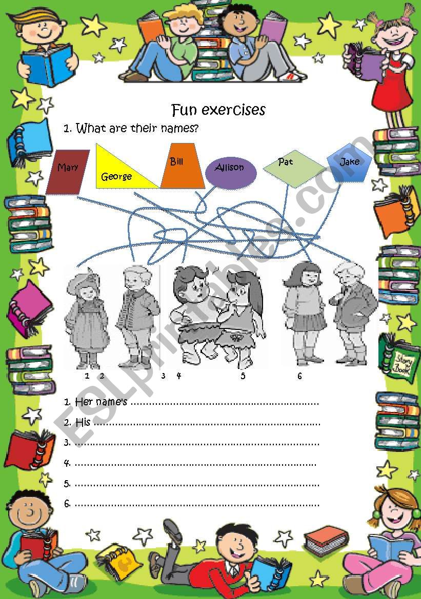 Fun exercises worksheet