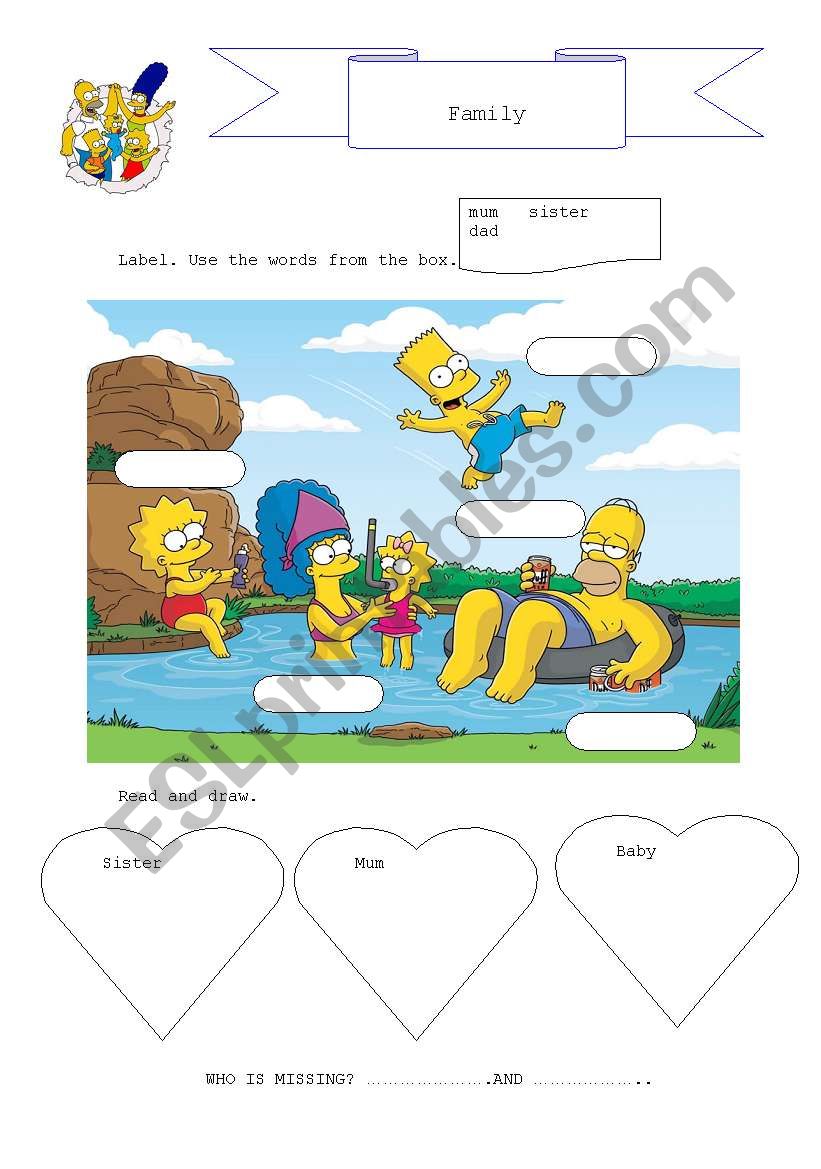 Family worksheet