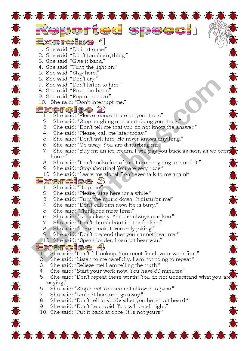 Grammar from A to Z Reported Speech (16-25) 