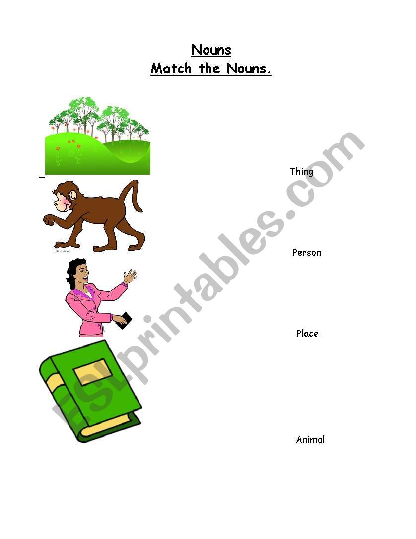 Nouns worksheet