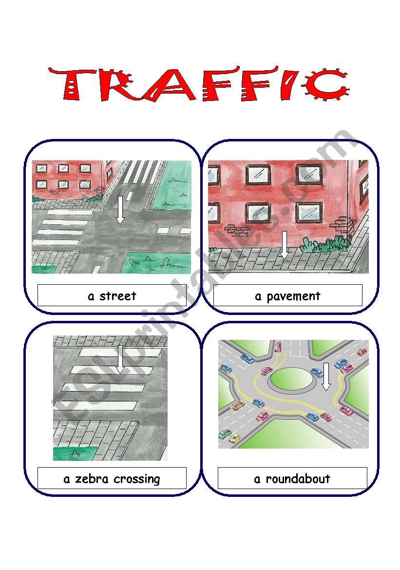 TRAFFIC worksheet