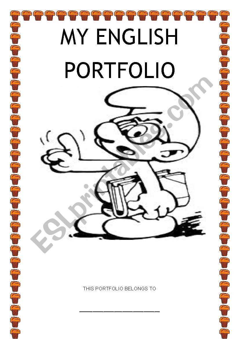 English Portfolio worksheet