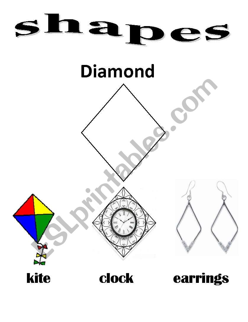 Diamond shape worksheet