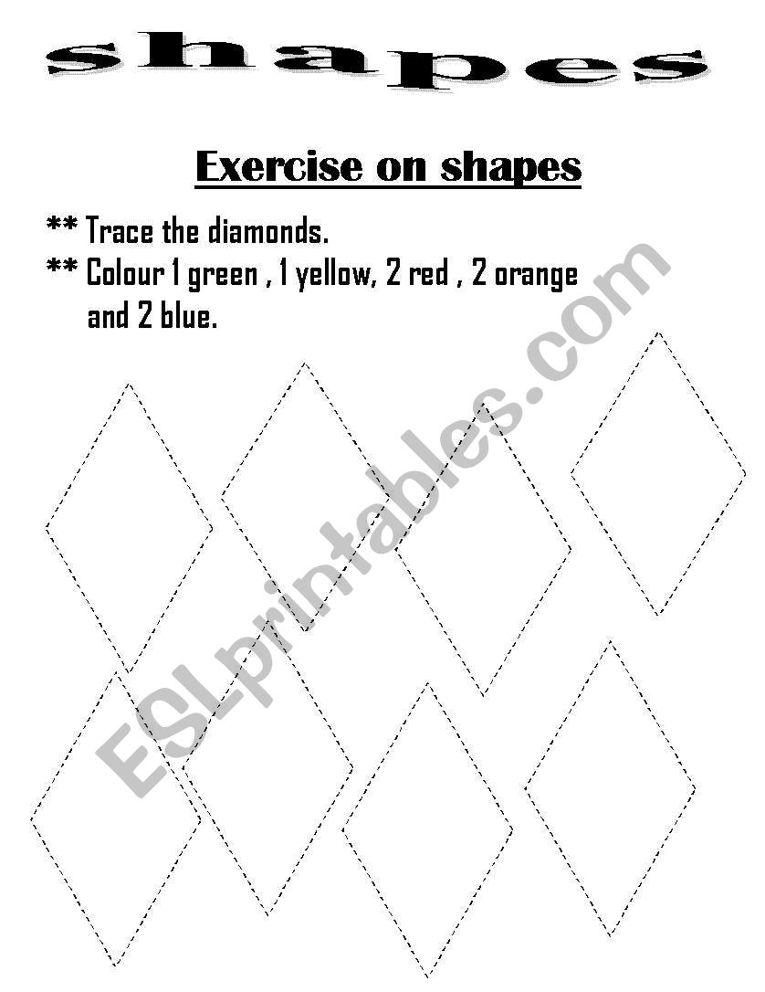 Shapes worksheet
