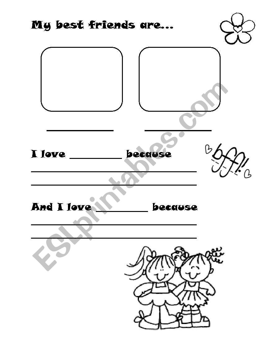 Best Friends worksheet