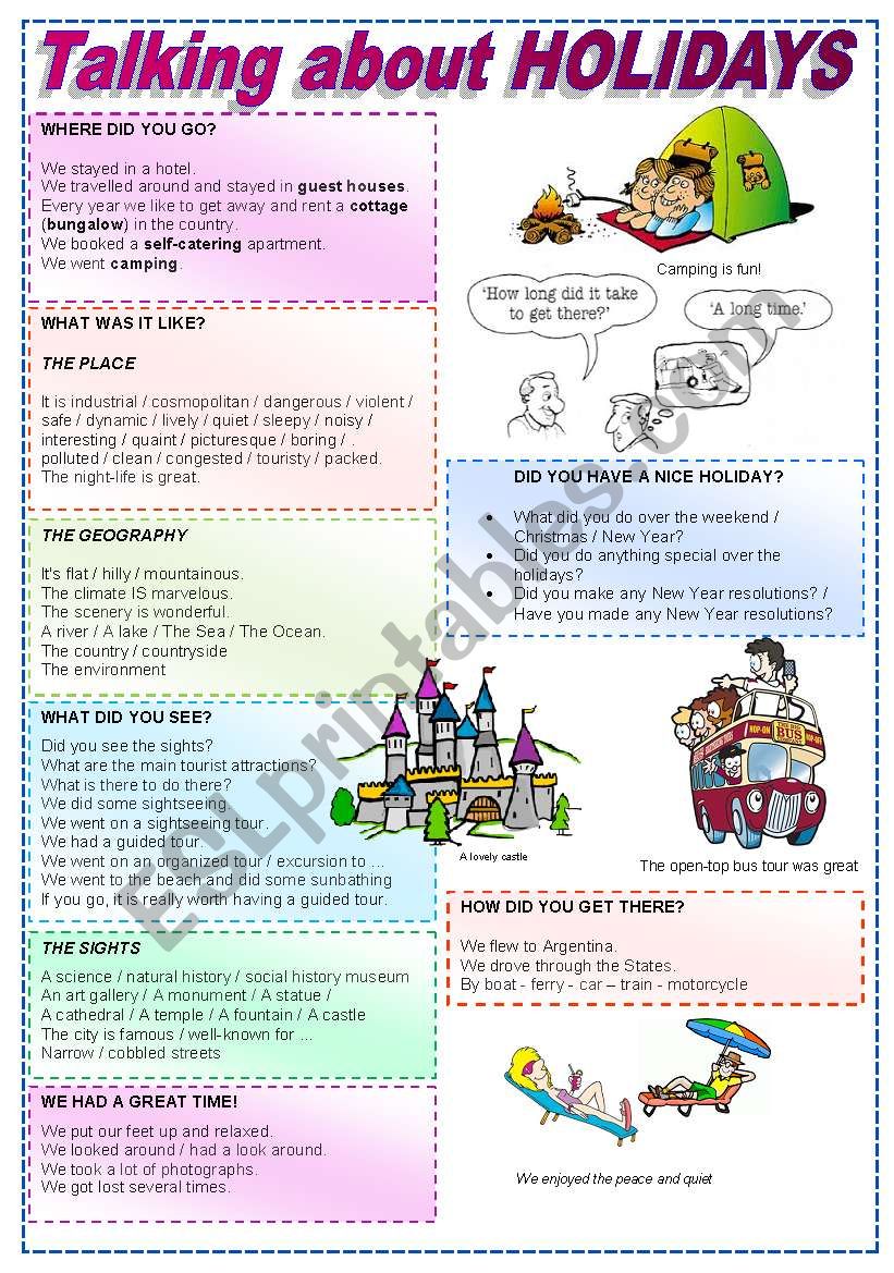 talking-about-holidays-esl-worksheet-by-vallada